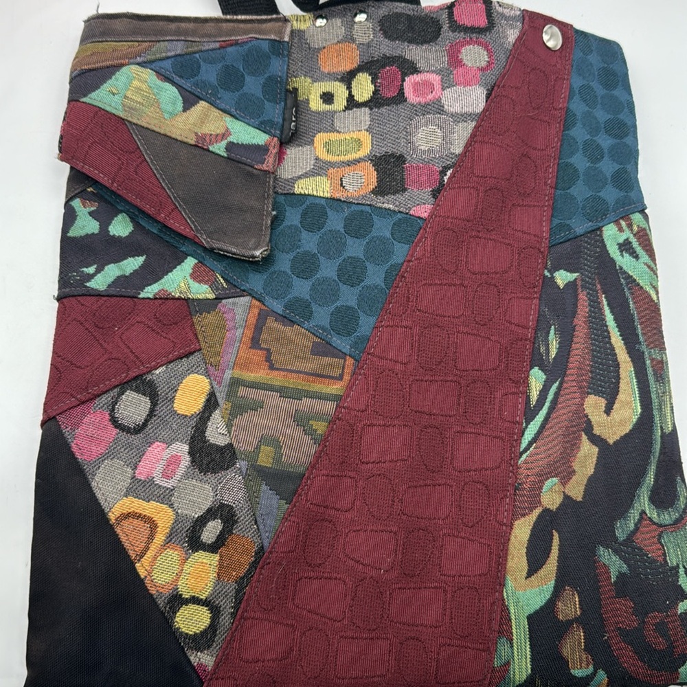 Carogi Carson Rogers Multi Color Patchwork Backpa… - image 2